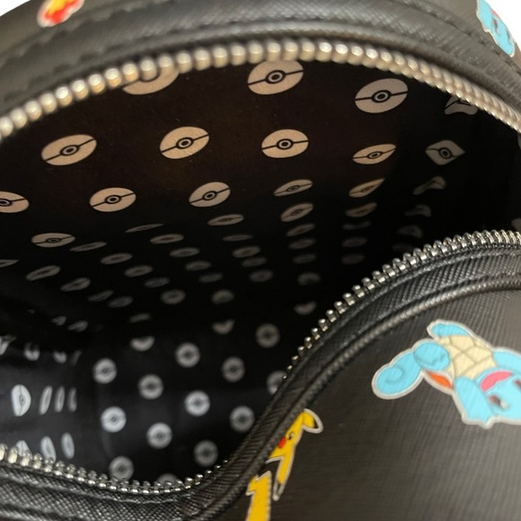 NEW Loungefly Pokemon Starters Black Mini Backpack Exclusive Design New With Tag - Picture 13 of 16